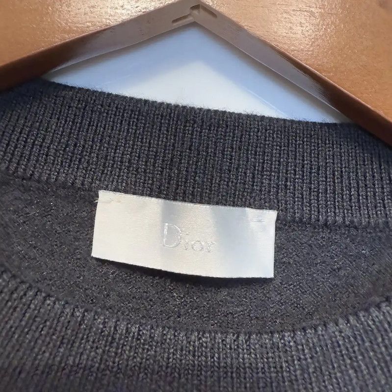 Dior Dior Black Wool Long Sleeve Pullover 0089 Size US S / EU 44-46 / 1 - 3 Thumbnail