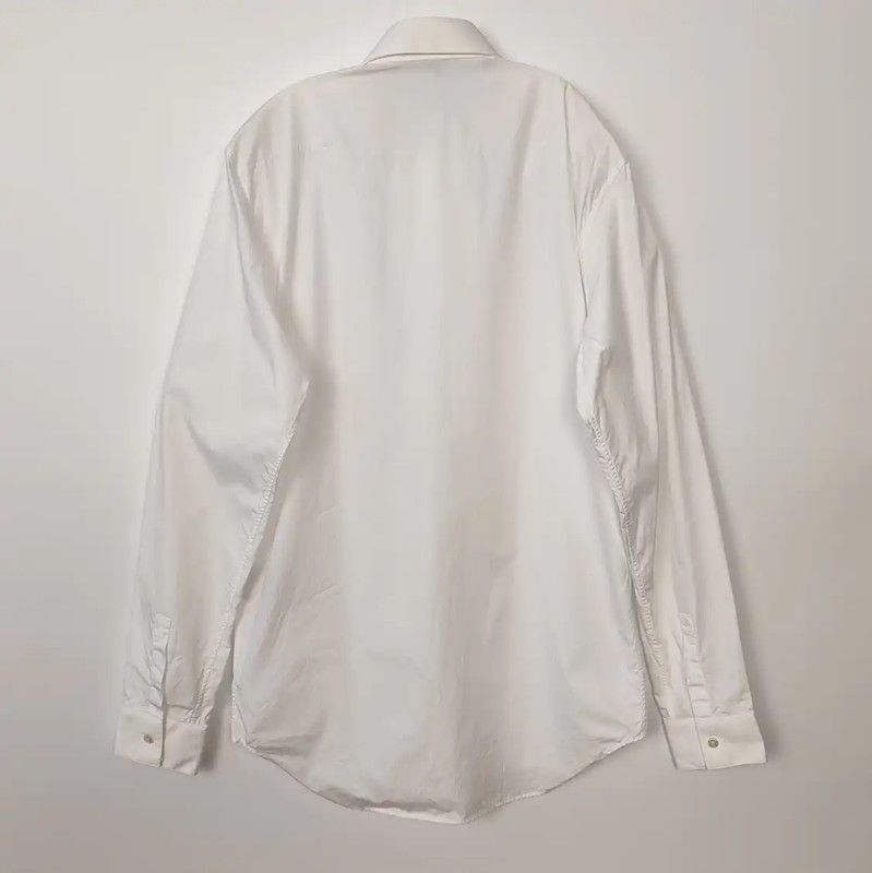 Dior Dior White Cotton Men's Shirt 0089 Size US M / EU 48-50 / 2 - 2 Thumbnail