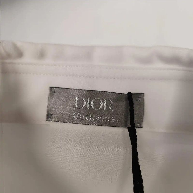 Dior Dior White Cotton Men's Shirt 0089 Size US M / EU 48-50 / 2 - 4 Thumbnail