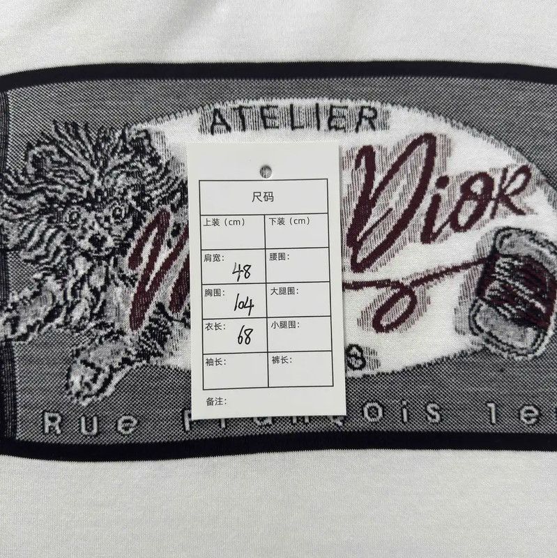 Dior Dior Cotton White Men's T-Shirt 0089 Size US S / EU 44-46 / 1 - 5 Thumbnail