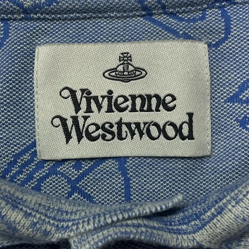 Vivienne Westwood Blue Cotton Long Sleeve T-Shirt 0089