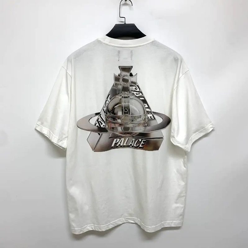 Vivienne Westwood Vivienne Westwood Men's T-Shirt in White 0089 Size US XL / EU 56 / 4 - 2 Thumbnail