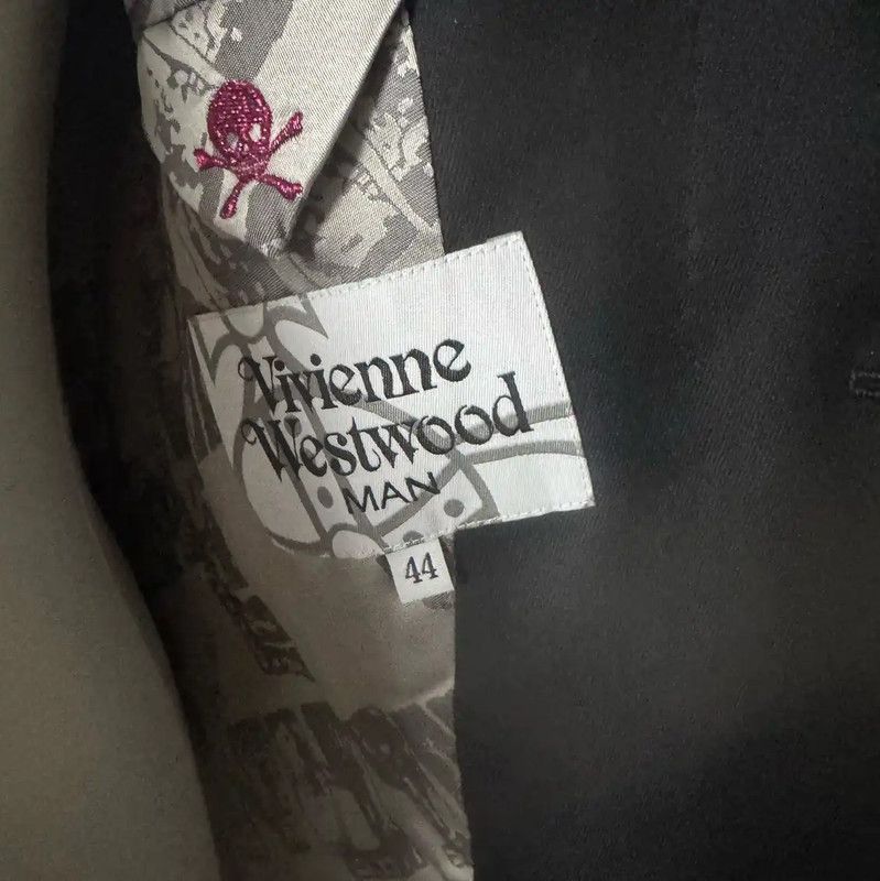 Vivienne Westwood Vivienne Westwood Black Wool Coat for Men 0089 Size US XXL / EU 58 / 5 - 5 Thumbnail