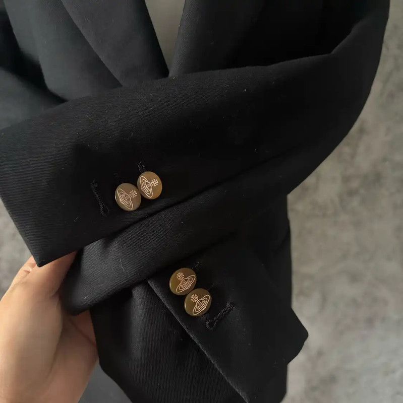 Vivienne Westwood Vivienne Westwood Black Wool Coat for Men 0089 Size US XXL / EU 58 / 5 - 4 Thumbnail