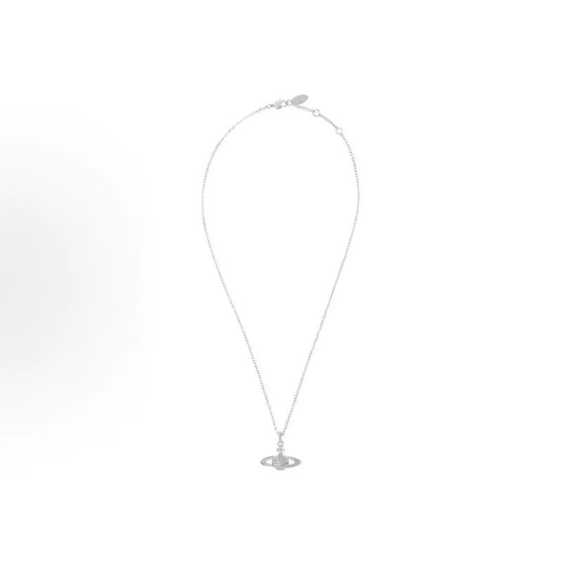 Vivienne Westwood Vivienne Westwood Silver Alloy Necklace with Pendant 0089 Size ONE SIZE - 2 Thumbnail