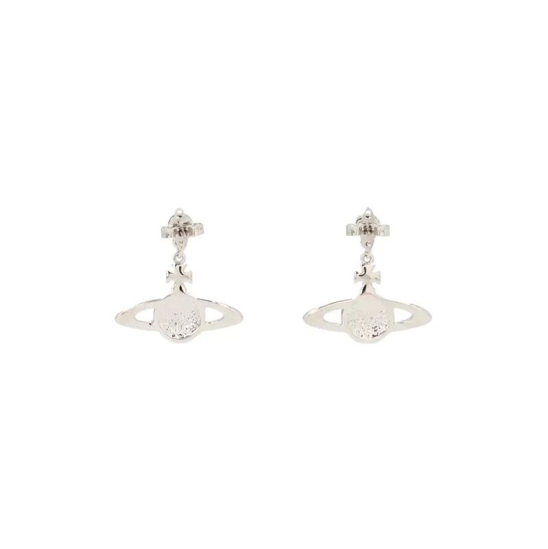 Vivienne Westwood Vivienne Westwood Silver Alloy Earrings 0089 Size ONE SIZE - 2 Thumbnail