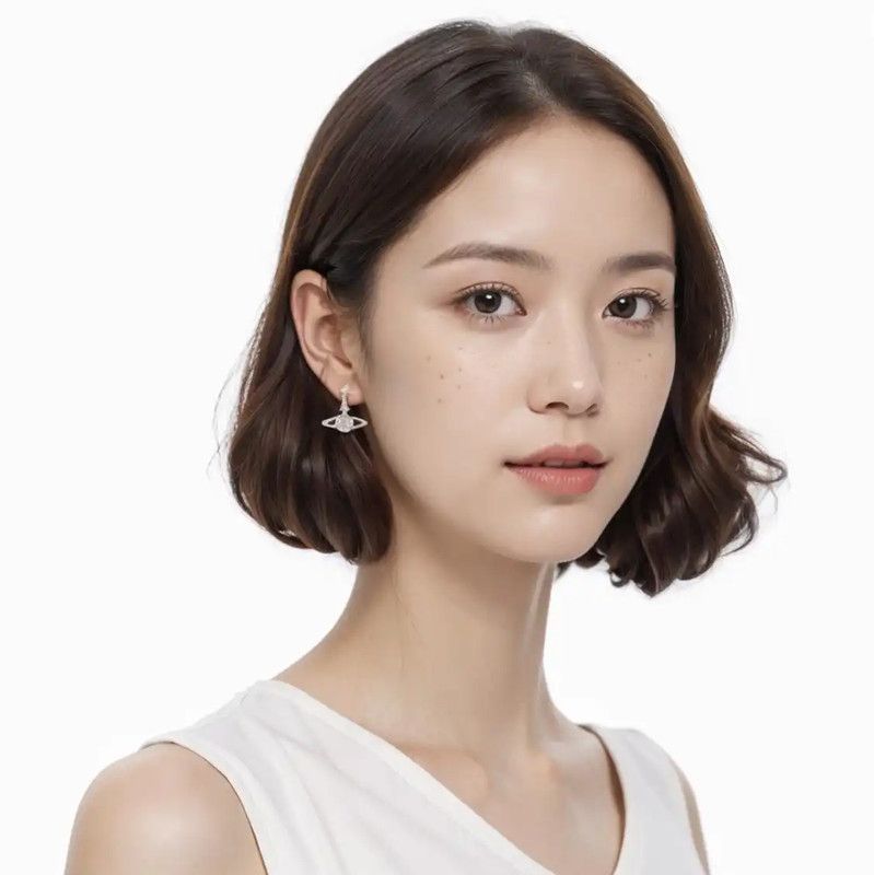 Vivienne Westwood Vivienne Westwood Silver Alloy Earrings 0089 Size ONE SIZE - 5 Thumbnail
