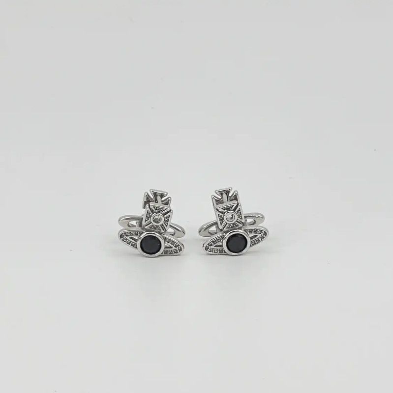 Vivienne Westwood Vivienne Westwood Silver Stud Earrings 0089 Size ONE SIZE - 3 Thumbnail