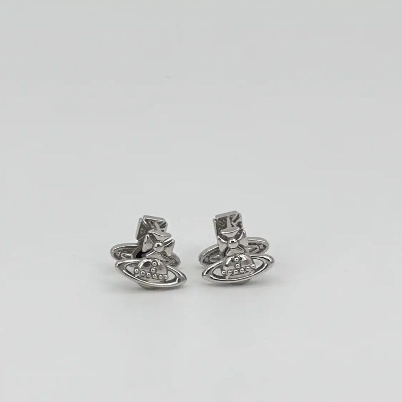 Vivienne Westwood Vivienne Westwood Silver Stud Earrings 0089 Size ONE SIZE - 5 Thumbnail