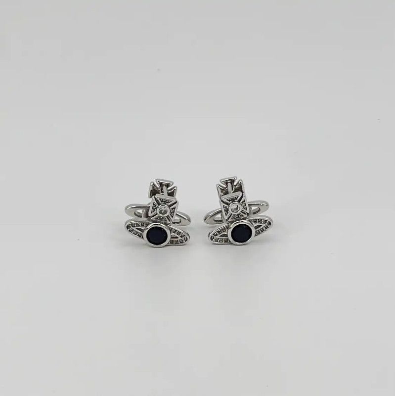 Vivienne Westwood Vivienne Westwood Silver Stud Earrings 0089 Size ONE SIZE - 2 Thumbnail