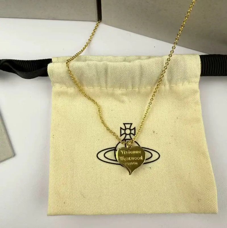 Vivienne Westwood Vivienne Westwood Pink Logo Heart Necklace 0089 Size ONE SIZE - 6 Thumbnail
