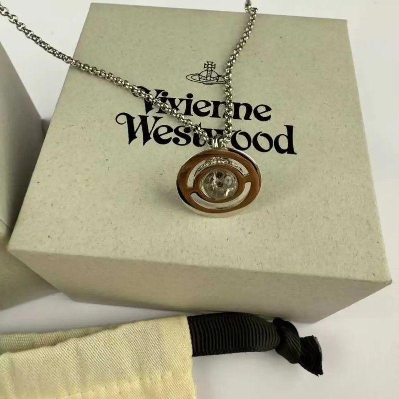 Vivienne Westwood Vivienne Westwood Silver Alloy Logo Necklace 0089 Size ONE SIZE - 5 Thumbnail