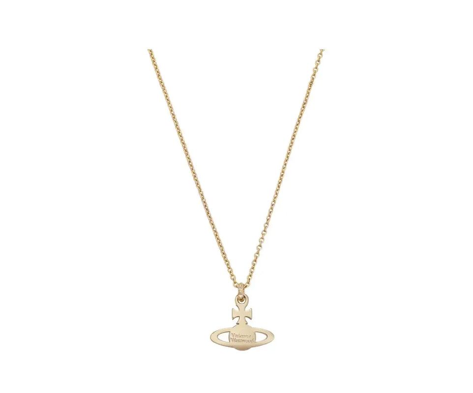 Vivienne Westwood Vivienne Westwood Gold Alloy Crystal Necklace 0089 Size ONE SIZE - 2 Thumbnail