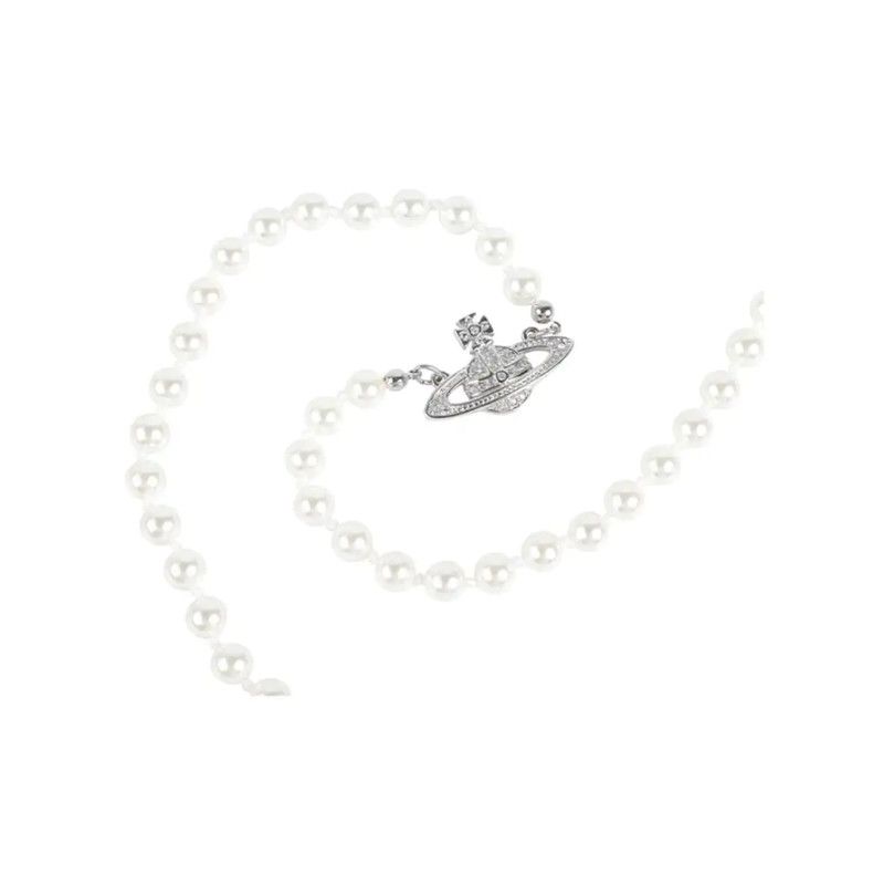 Vivienne Westwood Vivienne Westwood Silver Pearl Star Necklace 0089 Size ONE SIZE - 5 Thumbnail