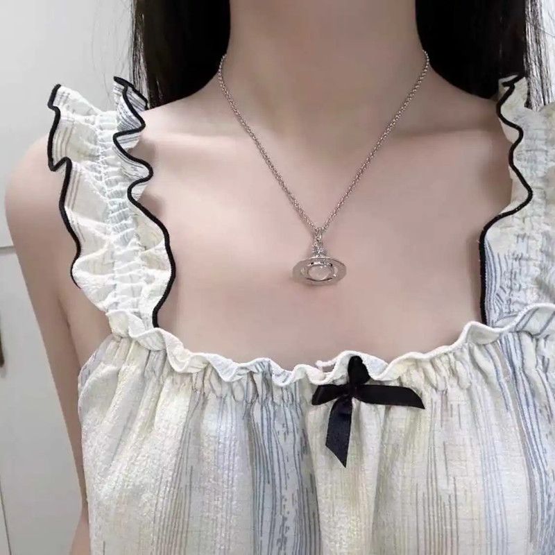Vivienne Westwood Vivienne Westwood Silver Alloy Necklace 40cm 0089 Size ONE SIZE - 7 Thumbnail