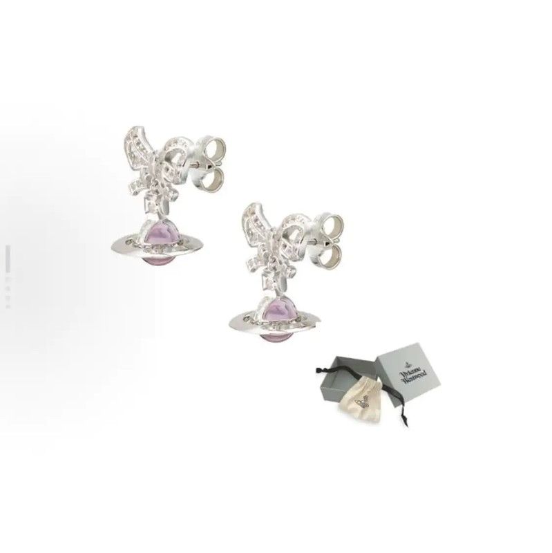 Vivienne Westwood Vivienne Westwood Silver Alloy Earrings 0089 Size ONE SIZE - 10 Thumbnail