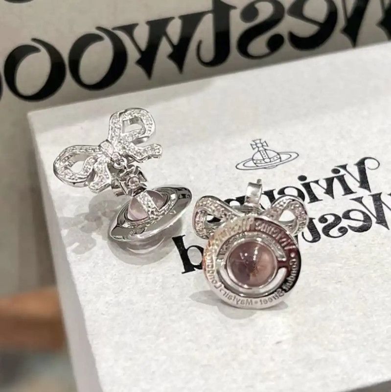 Vivienne Westwood Vivienne Westwood Silver Alloy Earrings 0089 Size ONE SIZE - 5 Thumbnail