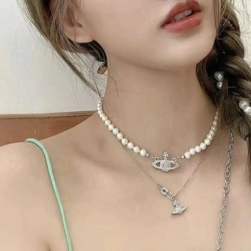 Vivienne Westwood Vivienne Westwood Silver Alloy Necklace with Safety Pin 0089 Size ONE SIZE - 5 Thumbnail