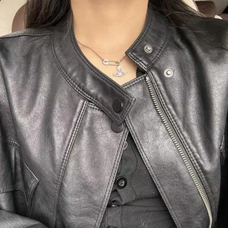 Vivienne Westwood Vivienne Westwood Silver Alloy Necklace with Safety Pin 0089 Size ONE SIZE - 7 Thumbnail