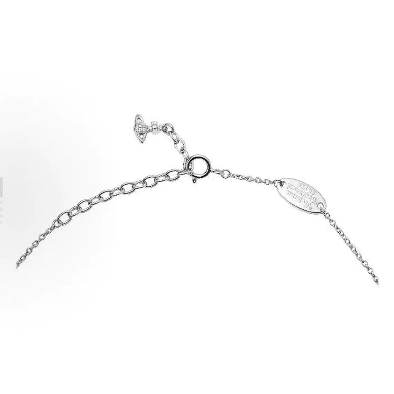 Vivienne Westwood Vivienne Westwood Silver Bow Necklace 0089 Size ONE SIZE - 3 Thumbnail