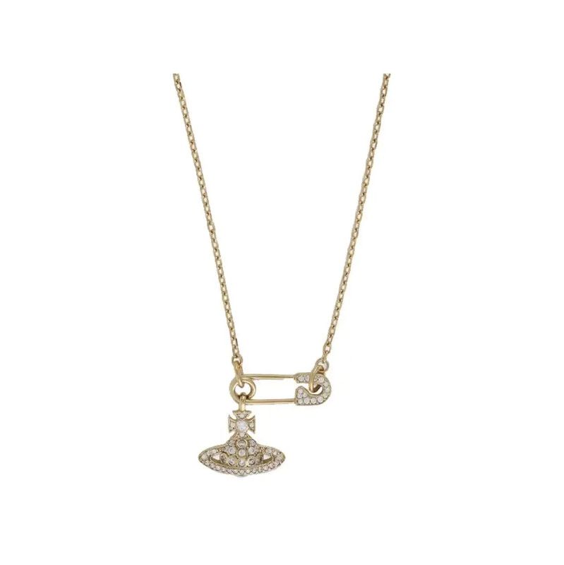 Vivienne Westwood Vivienne Westwood Gold Alloy Necklace 44cm 0089 Size ONE SIZE - 2 Thumbnail