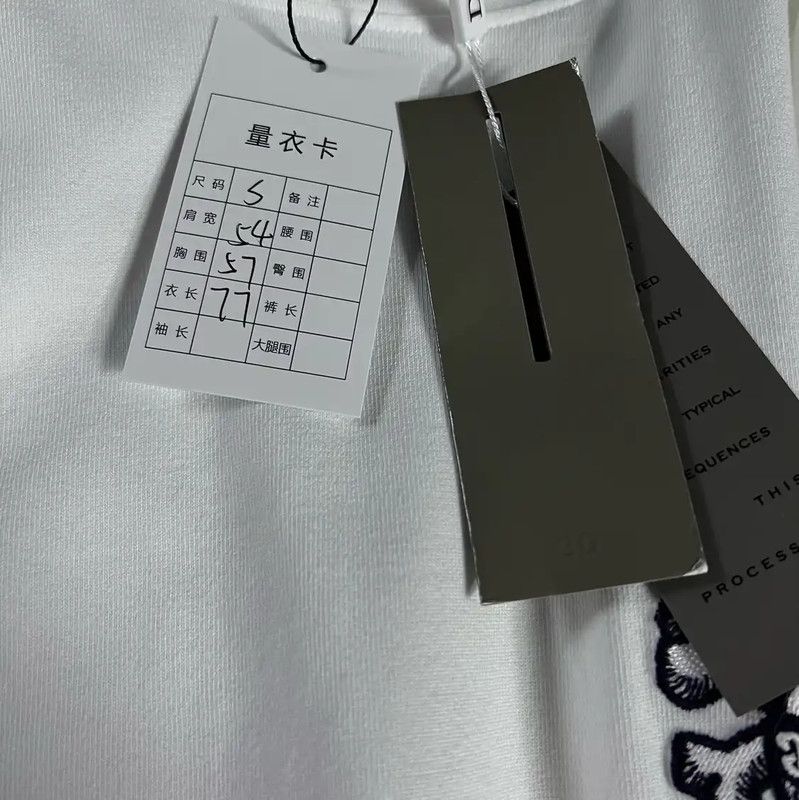 Dior Dior White Cotton Men's T-Shirt 0089 Size US S / EU 44-46 / 1 - 3 Thumbnail