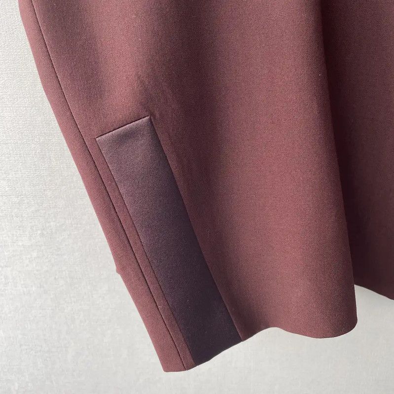 Dior Men's Burgundy Blazer Jacket 0089