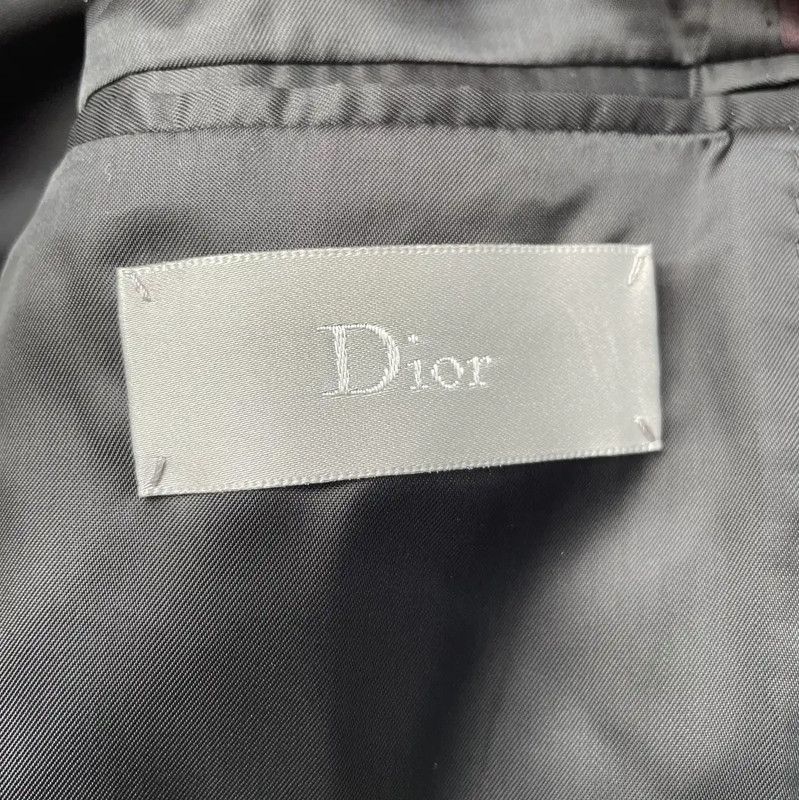 Dior Men's Burgundy Blazer Jacket 0089
