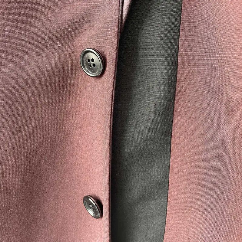 Dior Men's Burgundy Blazer Jacket 0089