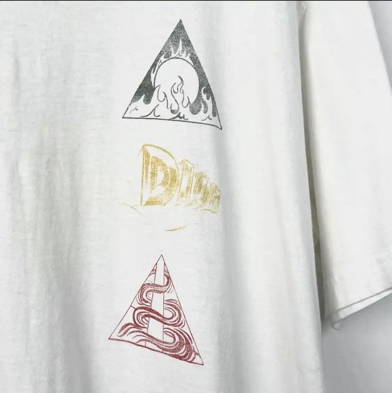 Dior Dior Summer White Cotton Graphic T-Shirt 0089 Size US XXL / EU 58 / 5 - 4 Thumbnail