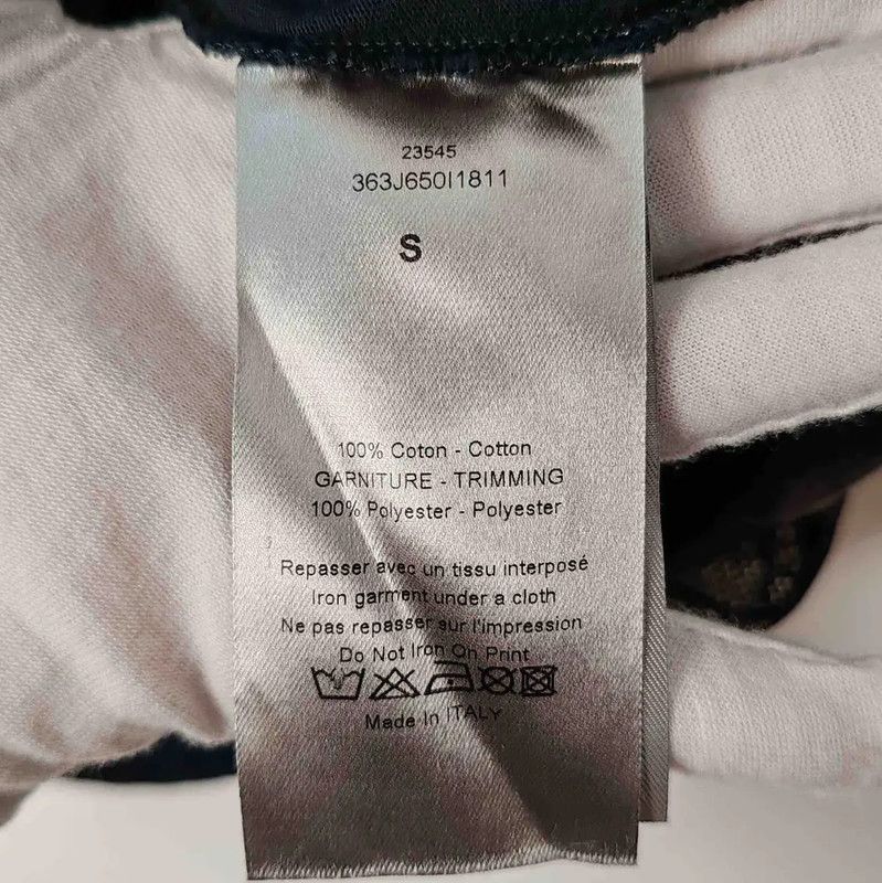 Dior Dior Black Cotton Graphic T-Shirt 0089 Size US S / EU 44-46 / 1 - 4 Thumbnail