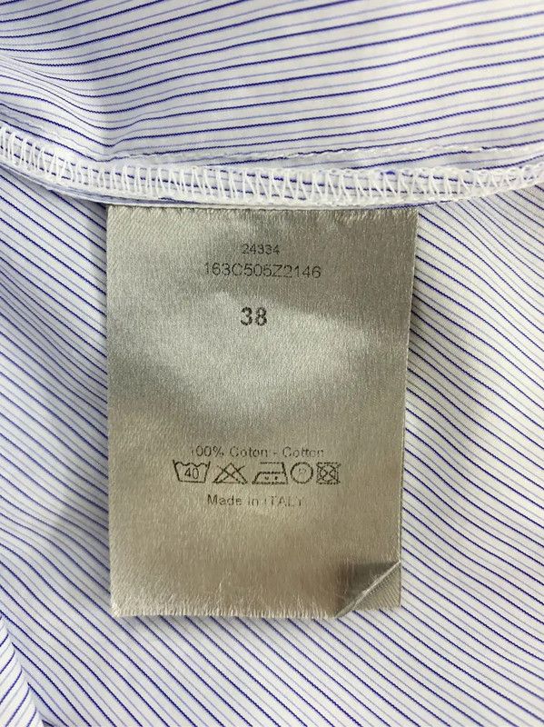Dior Dior Men’s Long Sleeve Blue Shirt 0089 Size US S / EU 44-46 / 1 - 7 Thumbnail