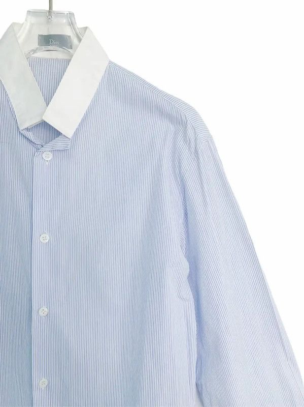 Dior Dior Men’s Long Sleeve Blue Shirt 0089 Size US S / EU 44-46 / 1 - 4 Thumbnail