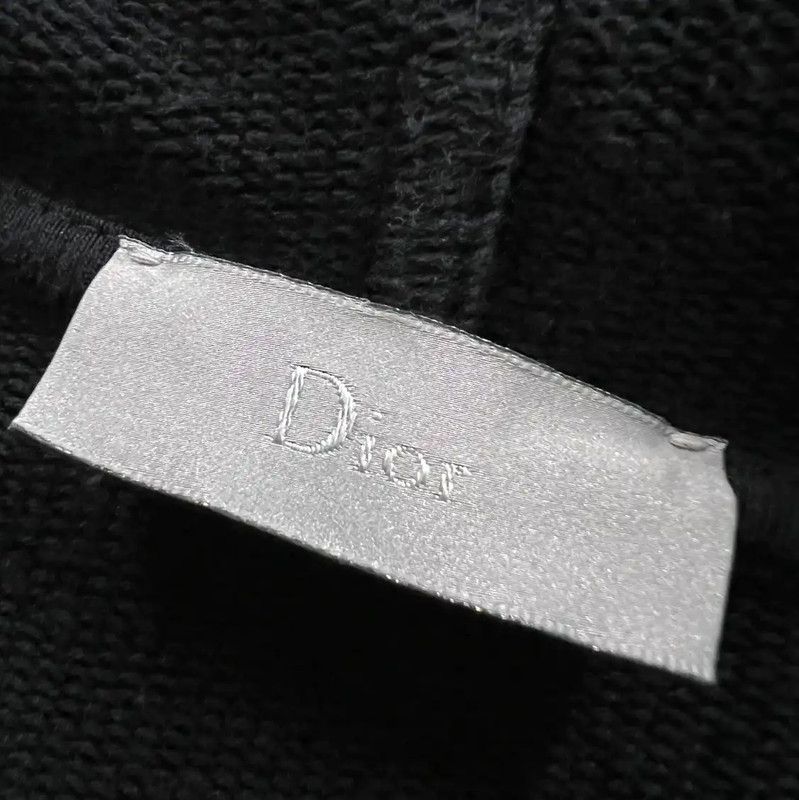 Dior Dior Black Logo Short Sleeve Hoodie 0089 Size US L / EU 52-54 / 3 - 4 Thumbnail