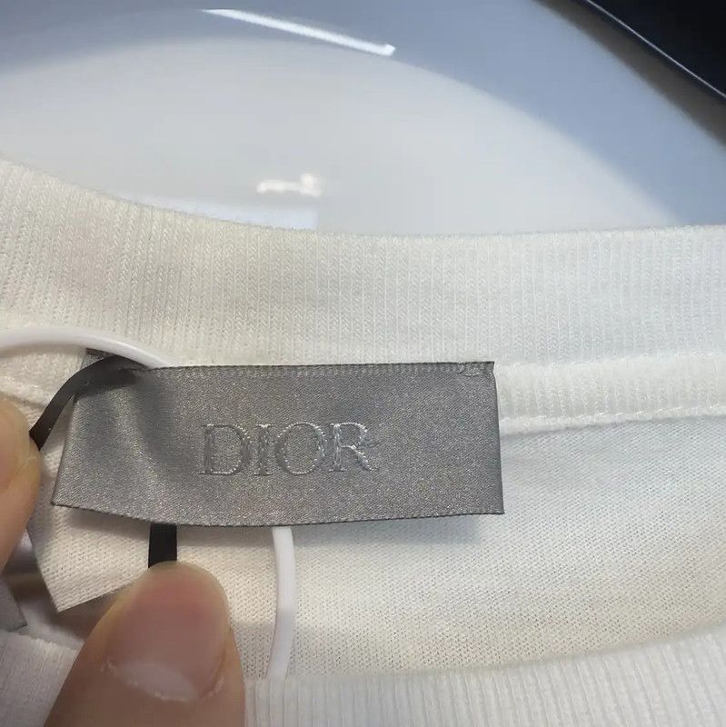 Dior Dior Summer Logo White Short Sleeve Shirt 0089 Size US L / EU 52-54 / 3 - 3 Thumbnail