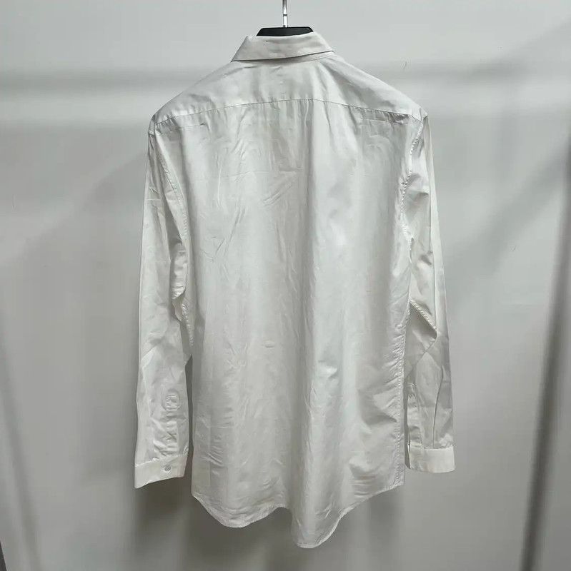 Dior Dior White Long Sleeve Men's Shirt 0089 Size US M / EU 48-50 / 2 - 2 Thumbnail