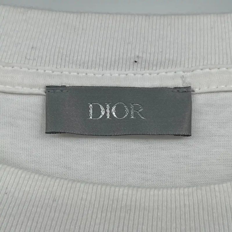 Dior Dior Men's Summer White Cotton T-Shirt 0089 Size US L / EU 52-54 / 3 - 4 Thumbnail