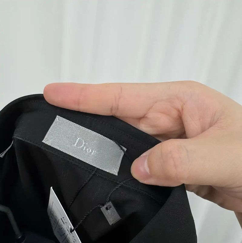 Dior Dior Black Cotton Long Sleeve Shirt for Men 0089 Size US S / EU 44-46 / 1 - 5 Thumbnail