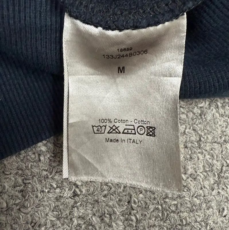 Dior Dior Black Cotton Men's Hoodie 0089 Size US M / EU 48-50 / 2 - 4 Thumbnail