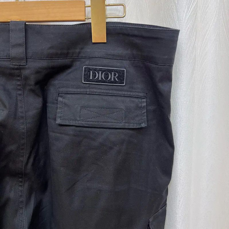 Dior Dior Black Cotton Casual Pants for Men 0089 Size US 28 / EU 44 - 5 Thumbnail