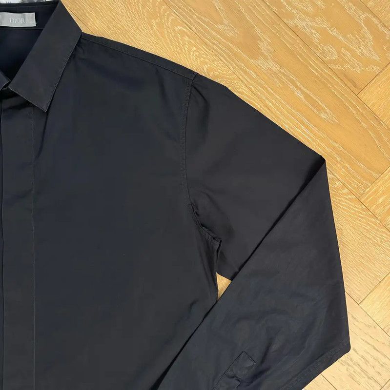 Dior Dior Black Long Sleeve Men's Shirt 0089 Size US L / EU 52-54 / 3 - 5 Thumbnail