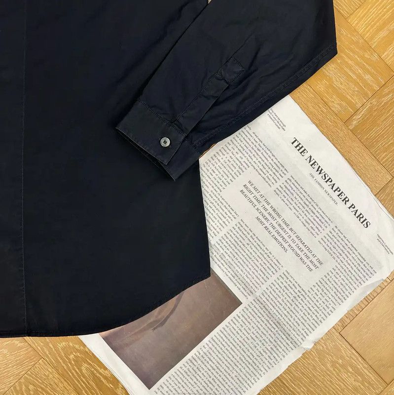 Dior Dior Black Long Sleeve Men's Shirt 0089 Size US L / EU 52-54 / 3 - 3 Thumbnail