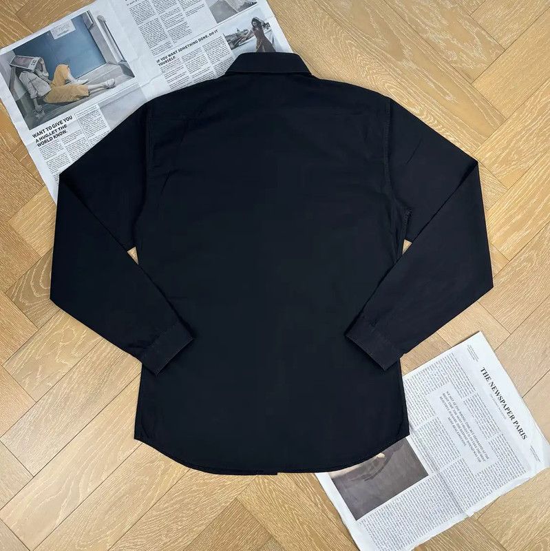 Dior Dior Black Long Sleeve Men's Shirt 0089 Size US L / EU 52-54 / 3 - 2 Thumbnail