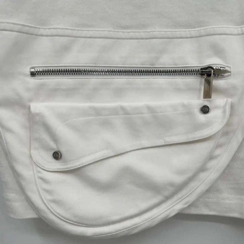 Dior Dior Men's Summer White Cotton T-Shirt 0089 Size US L / EU 52-54 / 3 - 5 Thumbnail