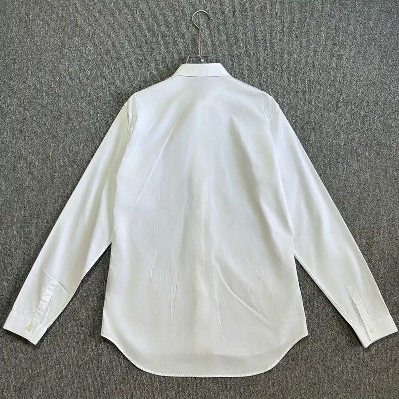 Dior Dior White Cotton Long Sleeve Shirt for Men 0089 Size US L / EU 52-54 / 3 - 3 Thumbnail