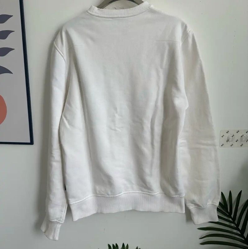 Dior Dior White Cotton Men's Sweatshirt with Bee 0089 Size US XS / EU 42 / 0 - 2 Thumbnail