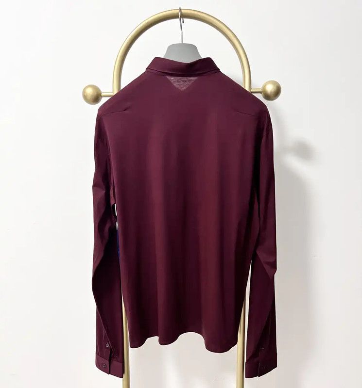 Dior Dior Colorblock Long Sleeve Cotton Shirt 0089 Size US M / EU 48-50 / 2 - 5 Thumbnail