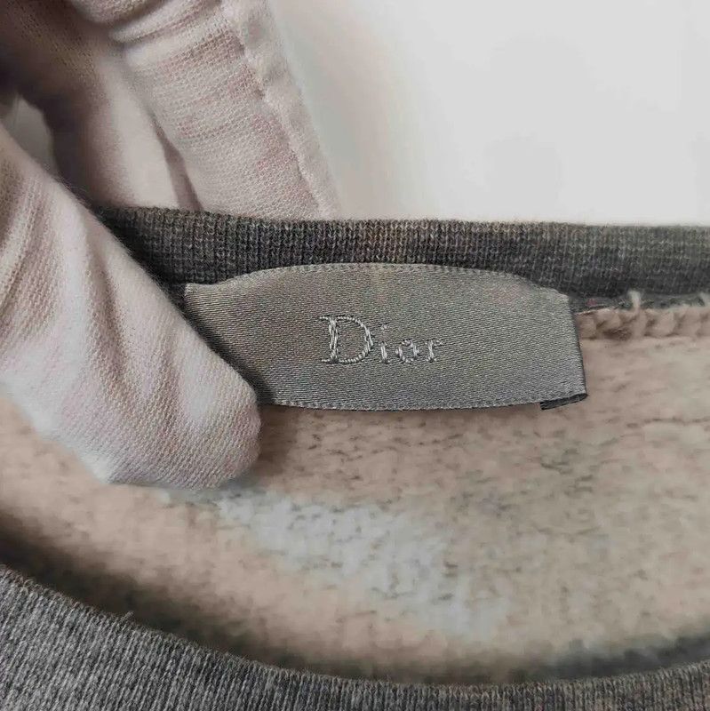 Dior Dior Gray Cotton Men's Sweatshirt 0089 Size US S / EU 44-46 / 1 - 3 Thumbnail