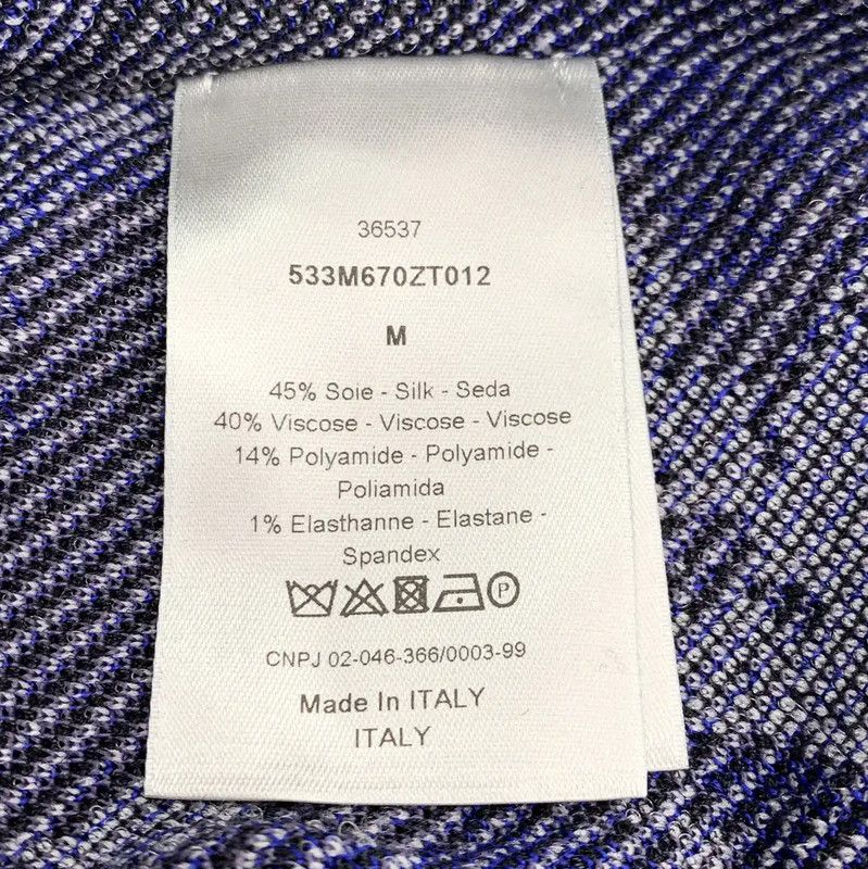 Dior Dior Blue Floral Men's Sweatshirt 0089 Size US M / EU 48-50 / 2 - 6 Thumbnail