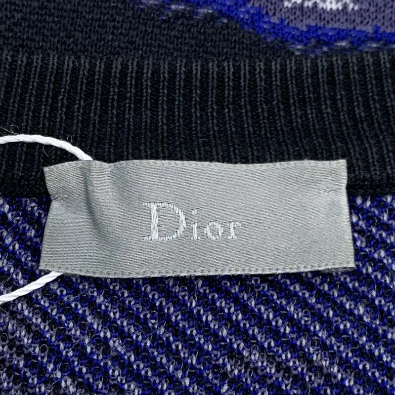 Dior Dior Blue Floral Men's Sweatshirt 0089 Size US M / EU 48-50 / 2 - 5 Thumbnail